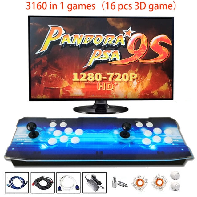 WIFI Online Download Games 3D Pandora 3303 /3288 / 4018 in 1Board Retro Joystick Arcade Console PC Gamepad Controller USB Joypad