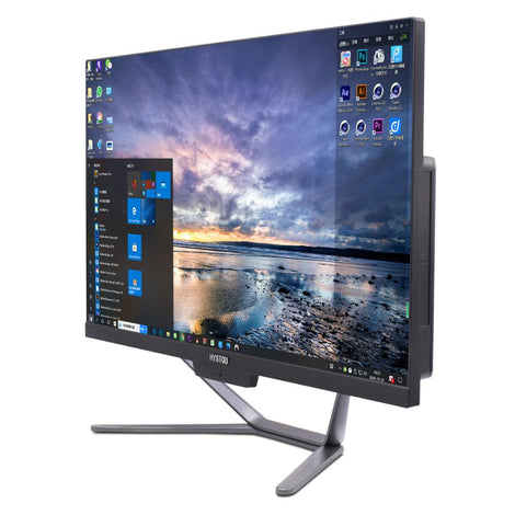All in One PC 23.8 Inch Monitor Intel i3 i5 i7 Desktop Computer Windows 10 with 3M Camera for Gaming Office Using