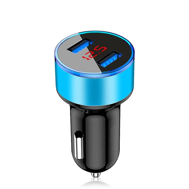 USB Car Charger 3.1A Fast Charging Mobile Phone Accessories For Samsung Huawei Xiaomi Redmi Note 8/9 Pro USB-Car-Charger Adapter