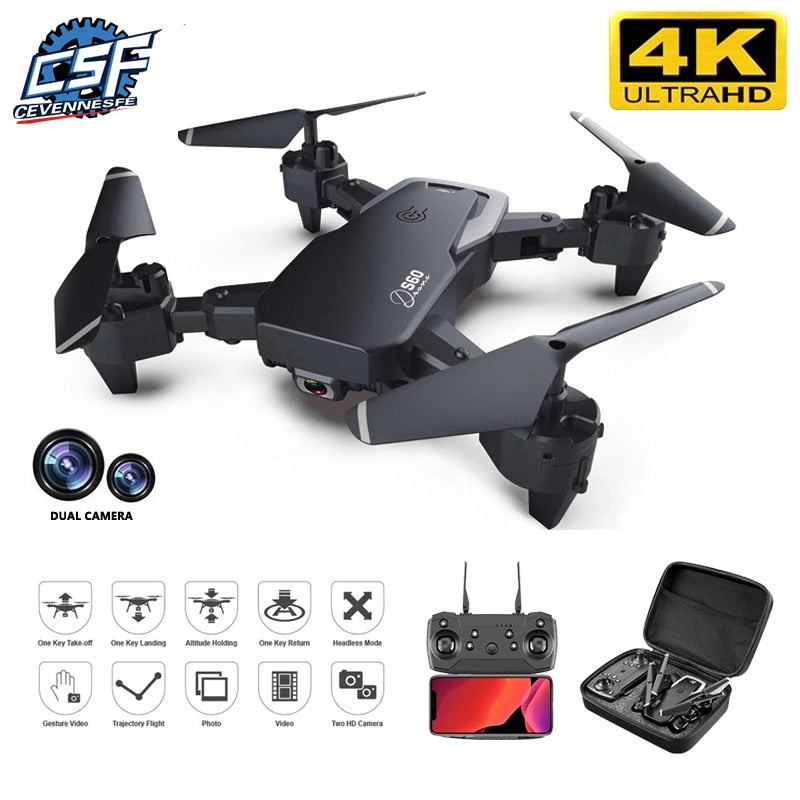 2020 NEW Drone 4k profession HD Wide Angle Camera 1080P WiFi fpv Drone Dual Camera  Height Keep Drones Camera Helicopter Toys