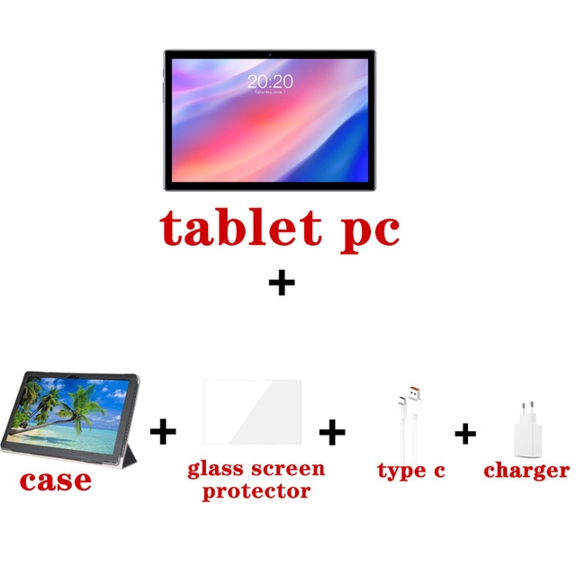 Teclast P20HD 10.1 Android 10 Tablet 1920x1200 SC9863A Octa Core 4GB RAM  64GB ROM 4G Network AI Speed-up Tablets PC Dual Wifi – Minixpc