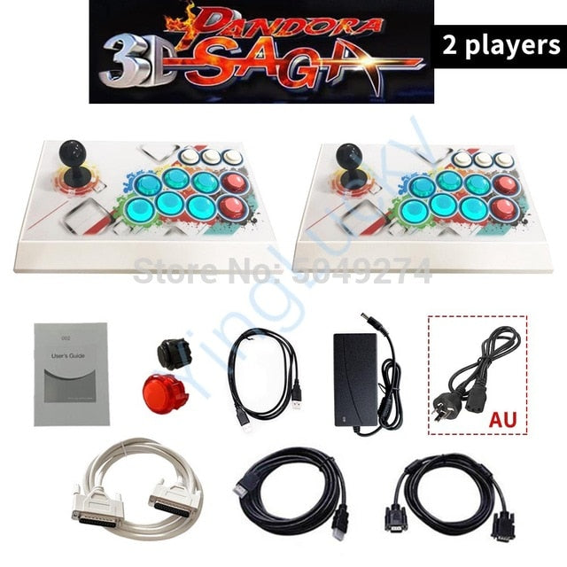 2020 new Pandora saga 3D 4188 In 1 Arcade console Online Connection WIFI download games Support 3P 4P Gamepad