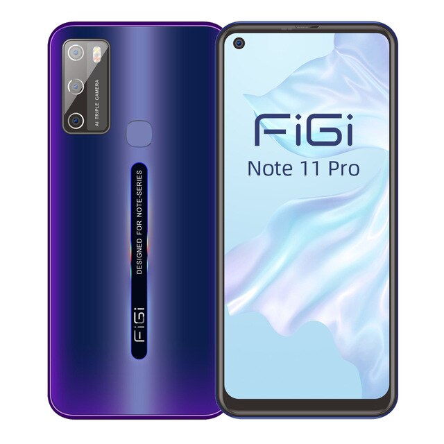 FIGI Note 11 Pro 4GB 128GB Global Vision smartphones 6.55‘’ Display 5200mAh Android Mobile phone Redmi Telephone umidigi cubot