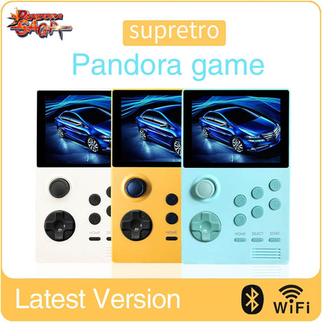 Pandora Saga Box Android supretro handheld game console IPS screen built-in 3000+games 30 3D games WiFi download arcade game