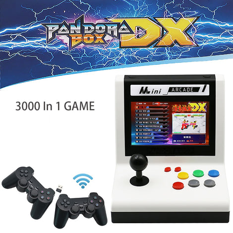 7 inch Mini Retro Game Machine Pandora DX 3000 In 1 Game 3D Pandora's Box DX Arcade Bartop Arcade Console With USB Gamepad
